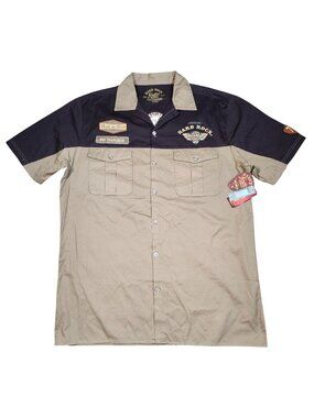 Hard Rock Cafe Guitar Co San Francisco Button-Up Shirt XXL 2XL New With Tags